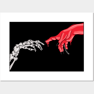 Spooky Hands Posters and Art